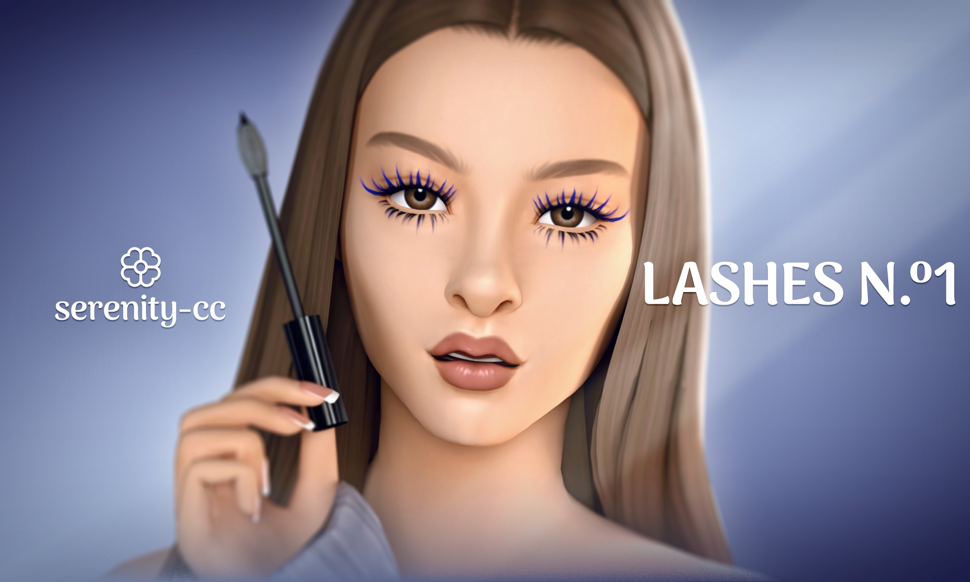 Ресницы 3D Eyelashes N.1 Sims 4