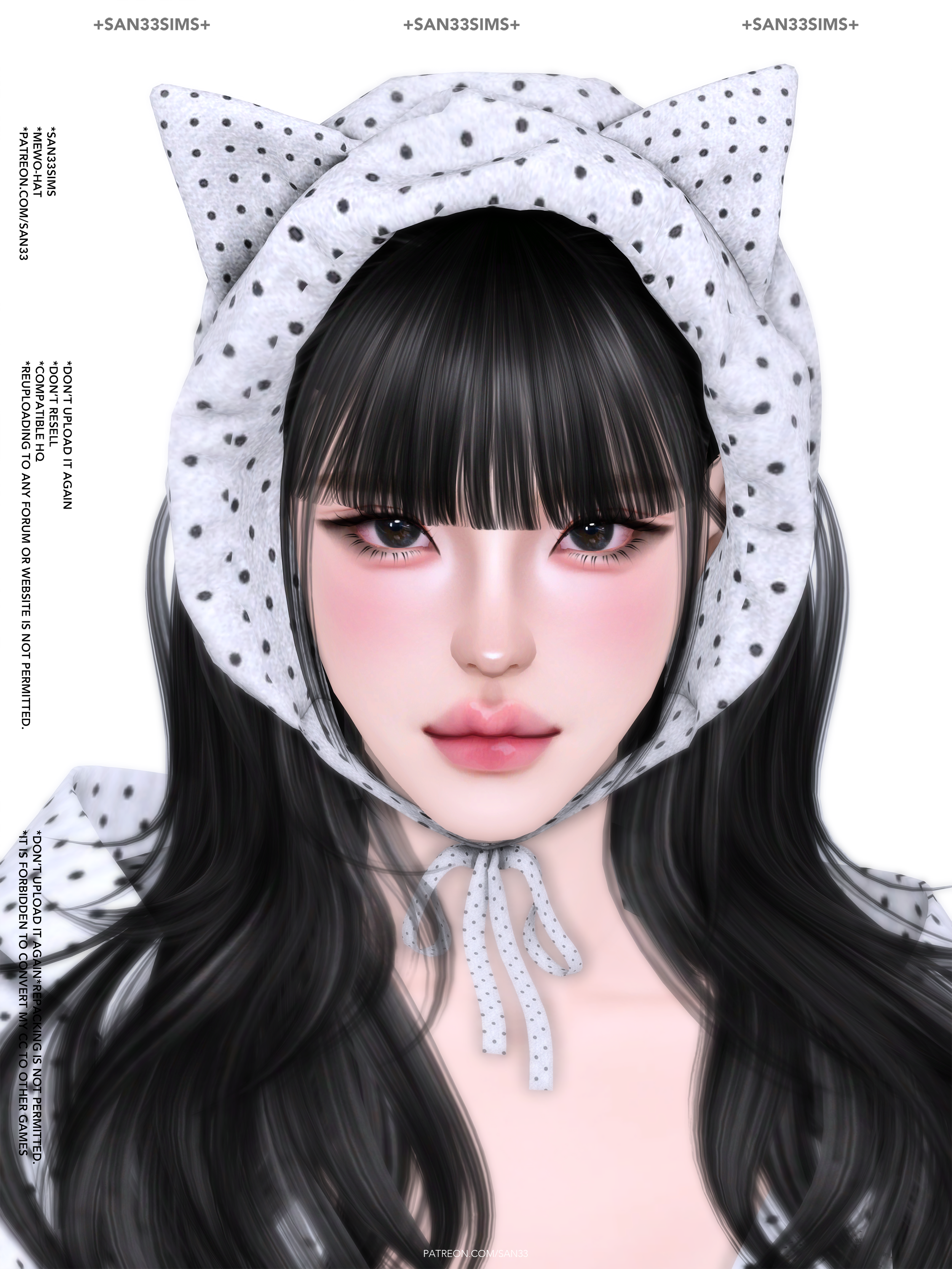 Шапочка Mewo Hat Sims 4