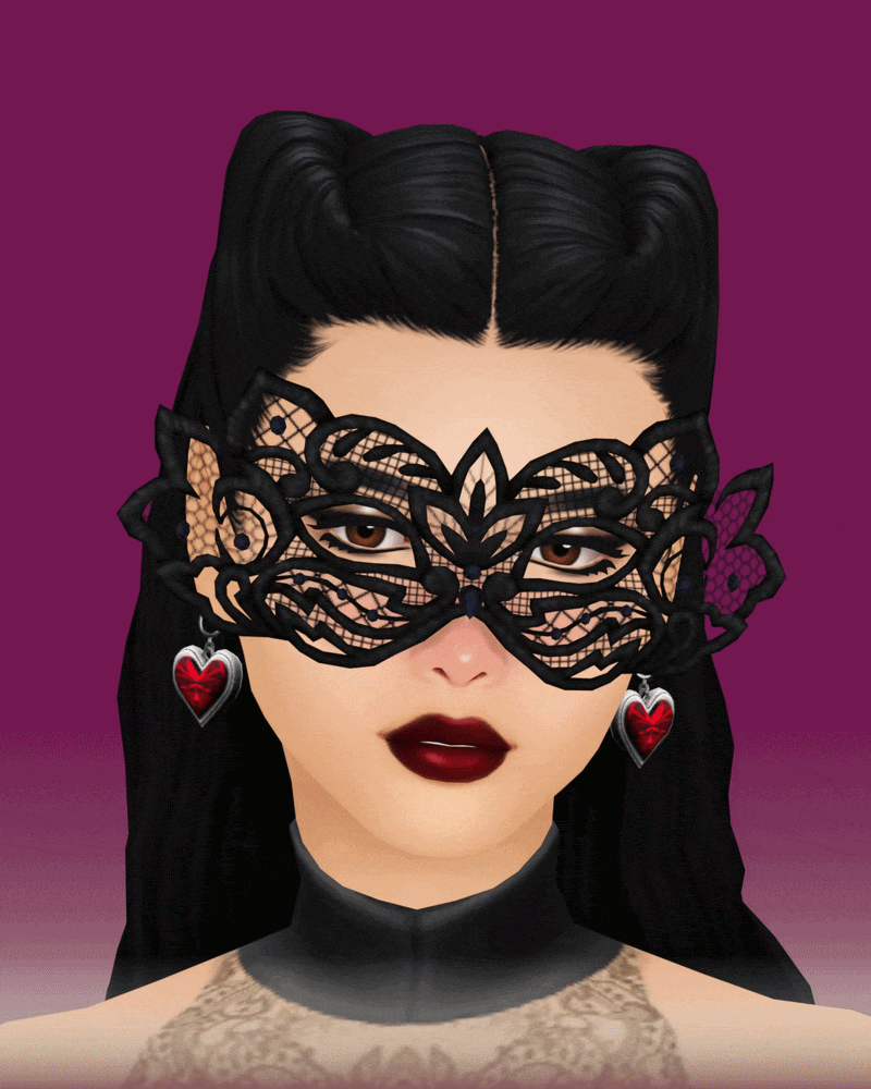 Серьги для симочек «Queen Of Hearts Earrings»
