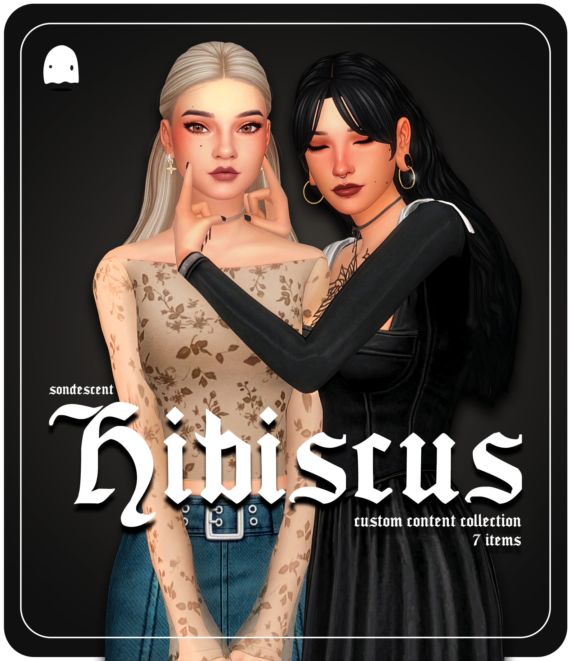 Сет одежды Hibiscus Sims 4