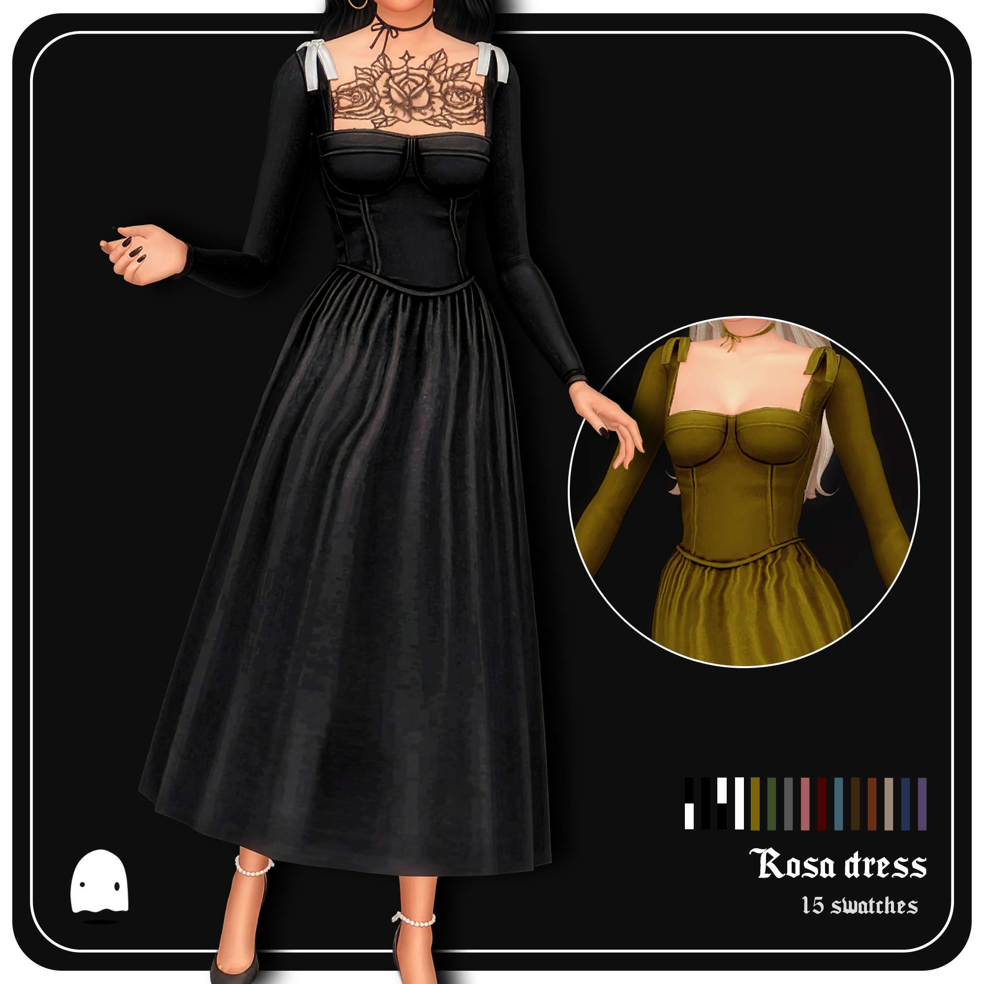Сет одежды Hibiscus Sims 4