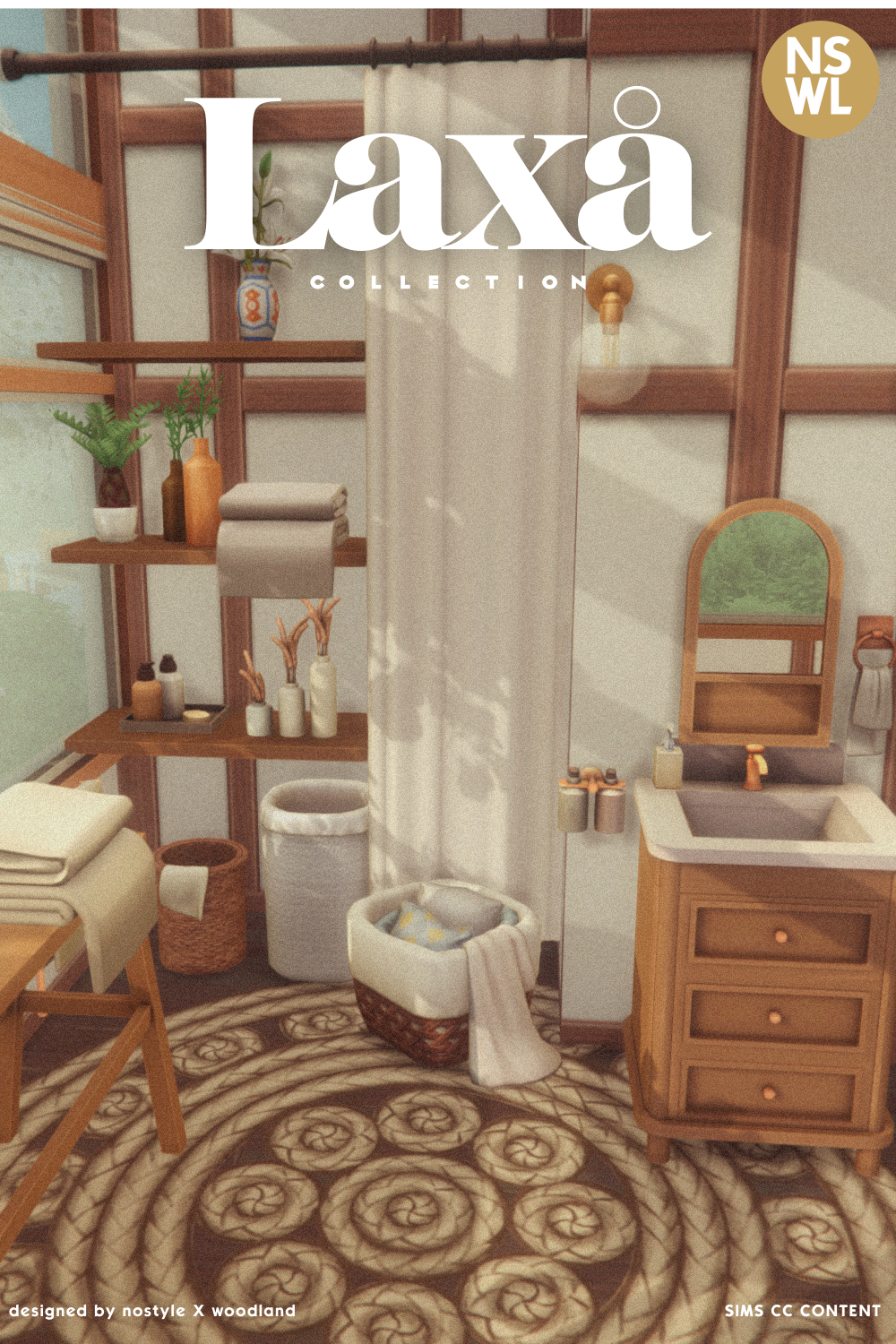 Сет для уборной Granna Collection Sims 4