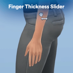 Слайдеры Hand Size & Finger Thickness Sliders Sims 4