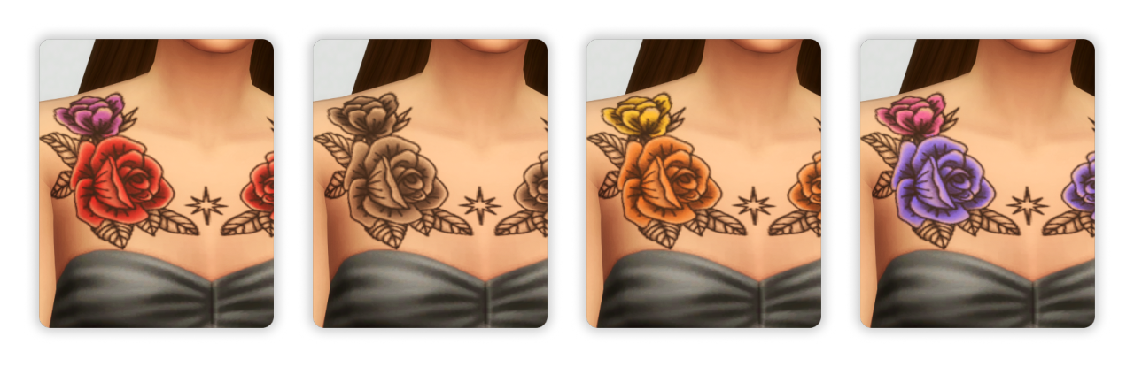 Татуировка для груди «Rina Tattoo»