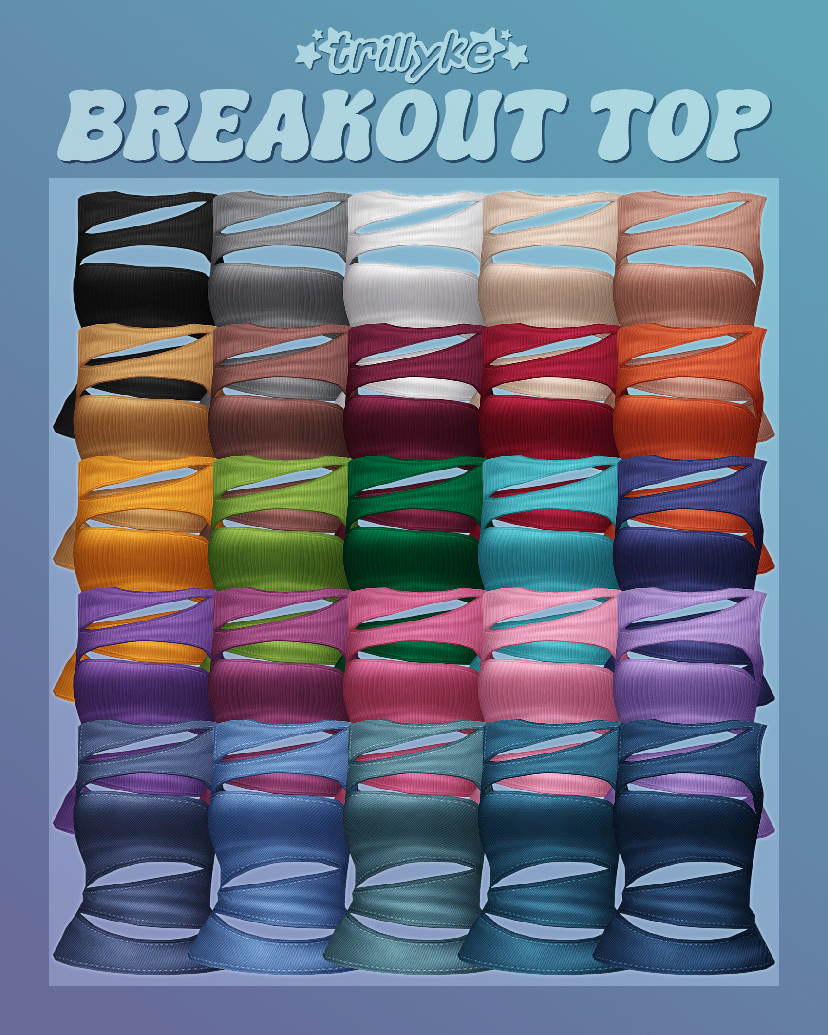 Топ для симочек «Breakout Top»