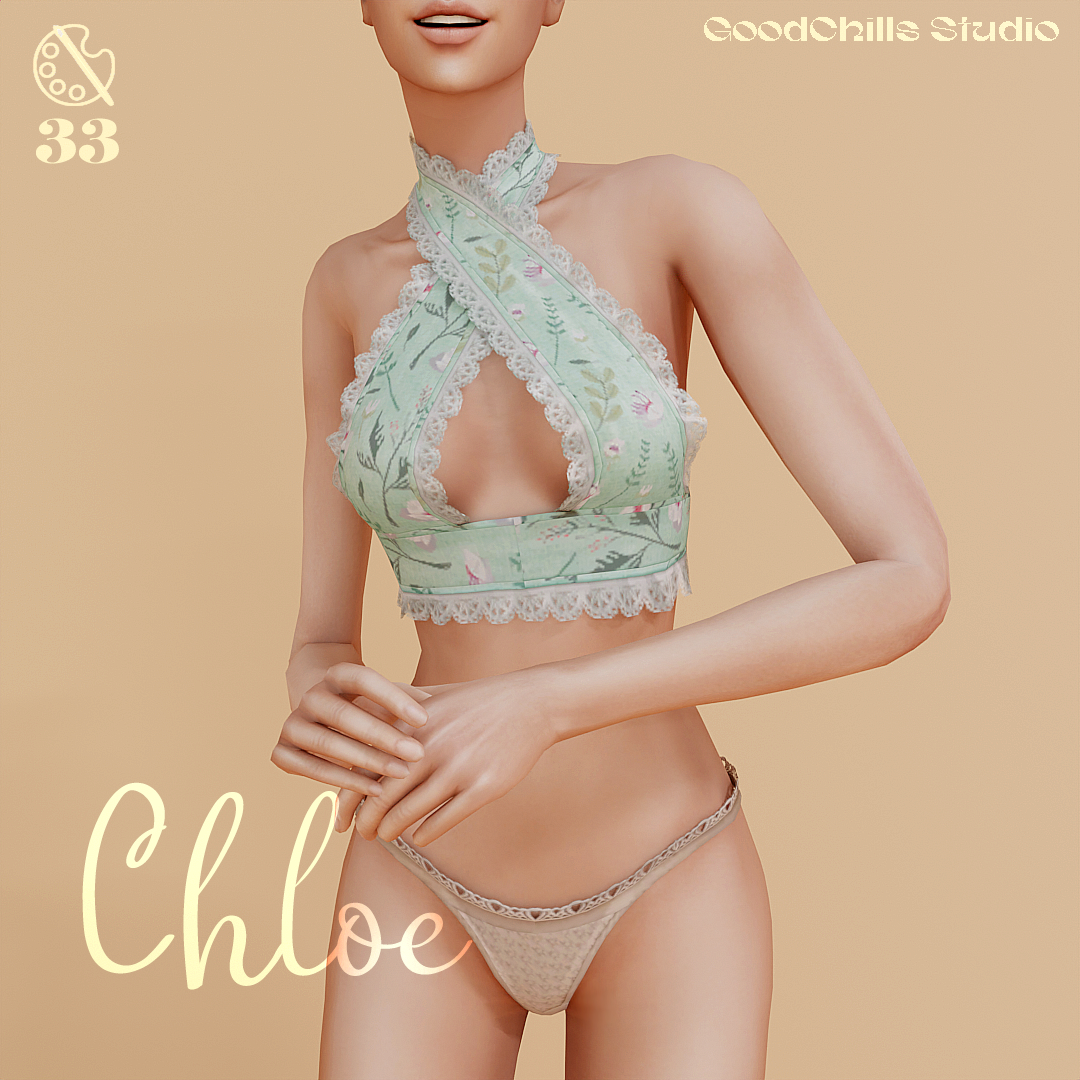 Топ для симочек «Chloe Halter»