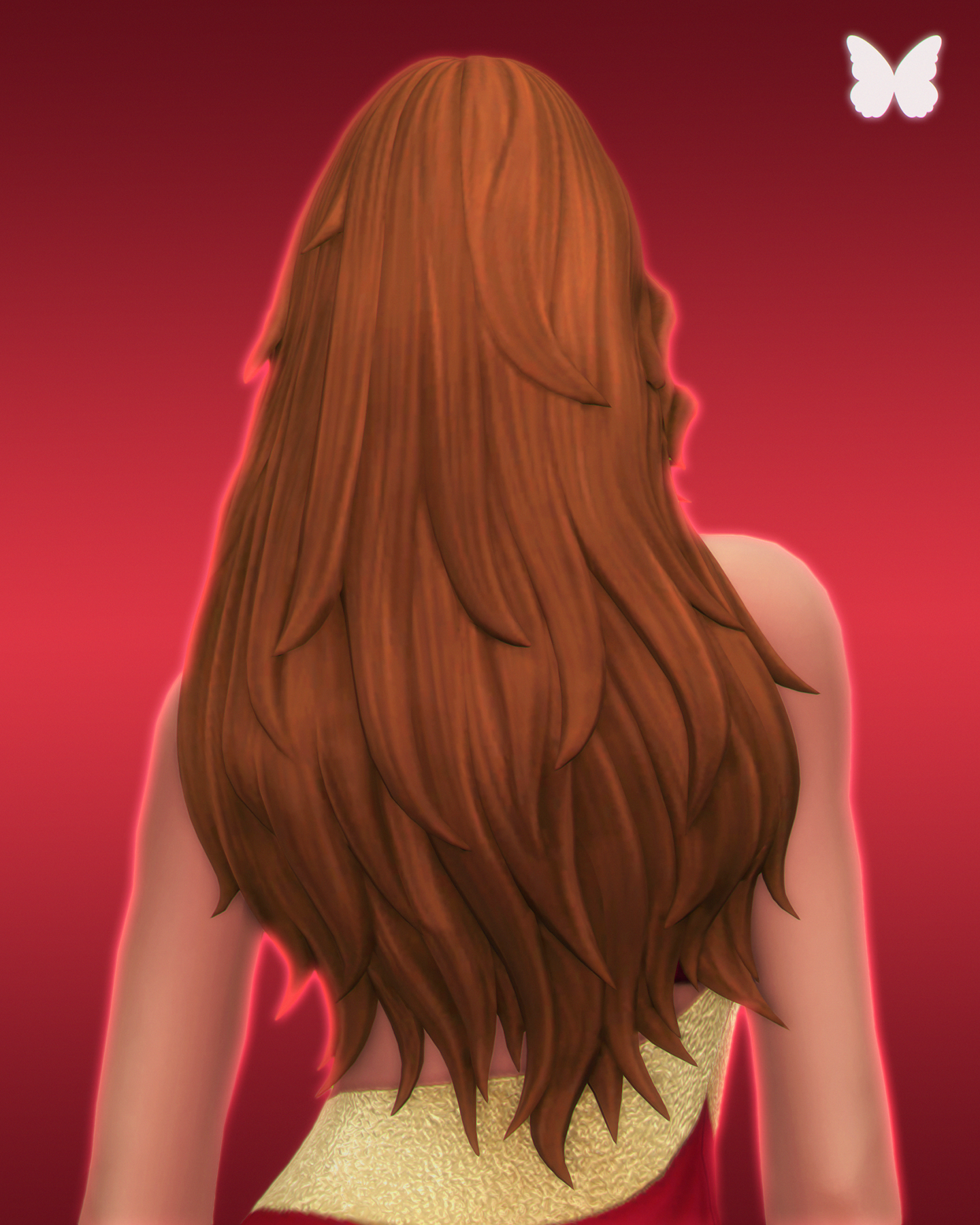 Женская прическа Emancipation Hair Sims 4