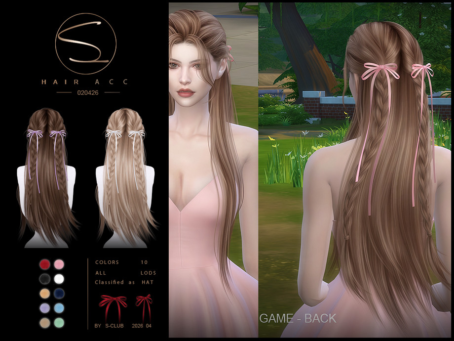 Женская прическа «sclub_ts4_hair_ 020426»