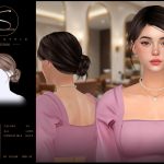 Женская прическа S-Club TS4 Hair 070326 Sims 4 Женская прическа S-Club TS4 Hair 070326 Sims 4