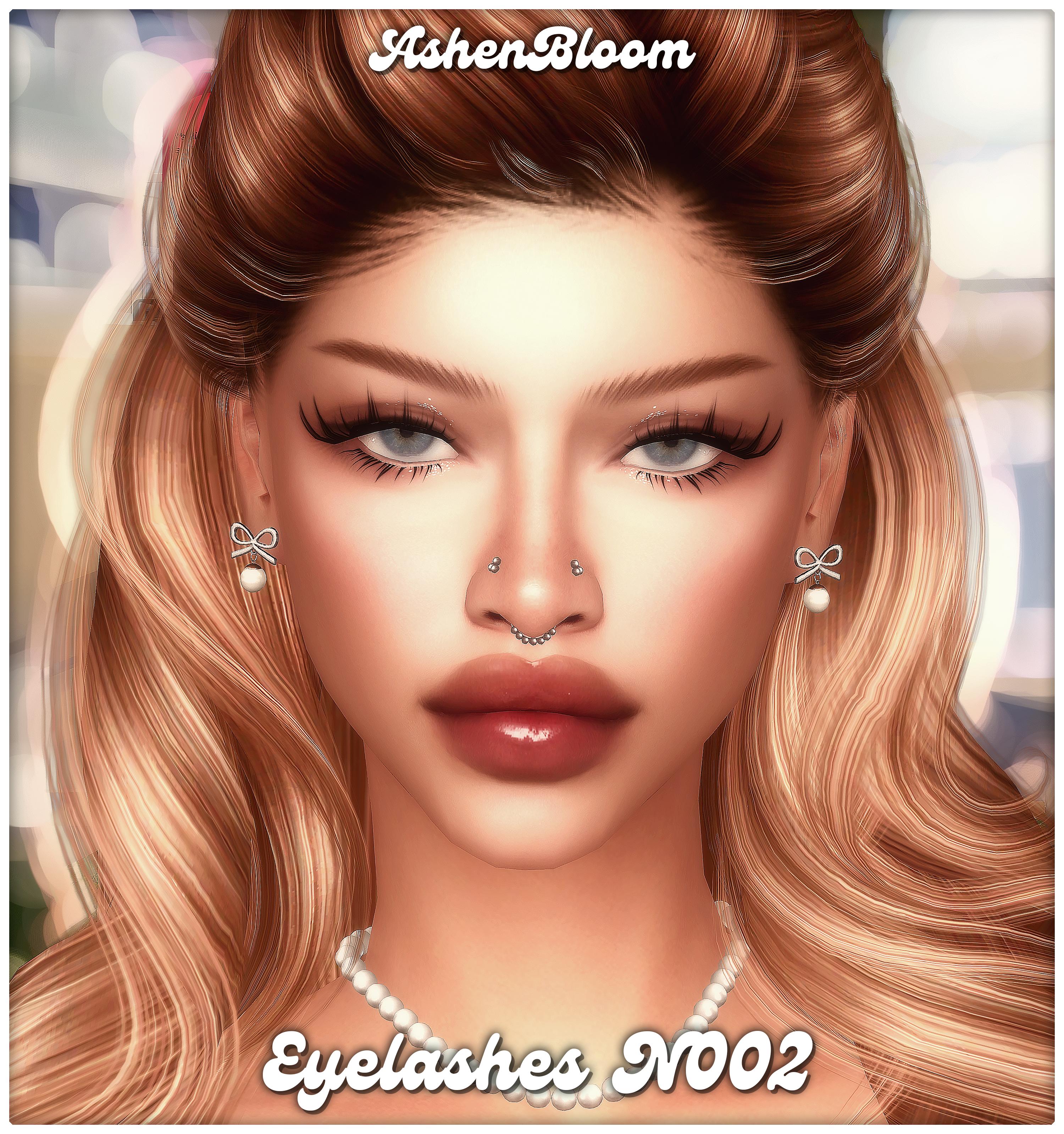 3D ресницы для симочек Eyelashes N002 для Sims 4