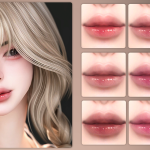 Блеск для губ Lipstick L1 для Sims 4