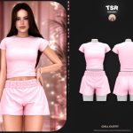 Домашний комплект SET — Chill Outfit для Sims 4