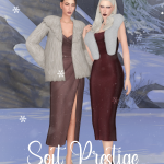 Изысканный сет для симочек Soft Prestige MM set для Sims 4