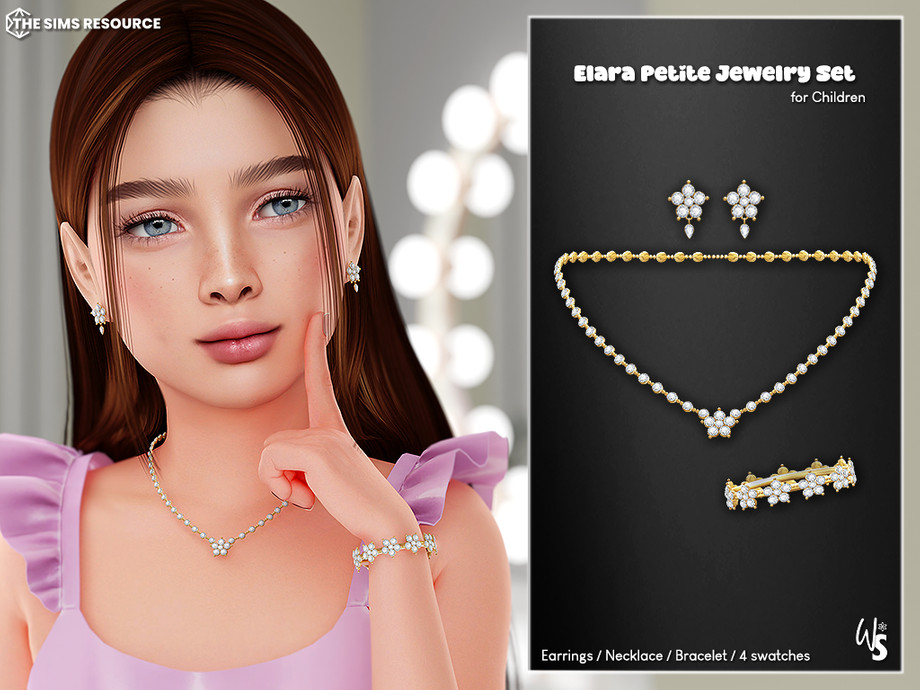 Комплект аксессуаров для маленьких принцесс Sunny Days Set для Sims 4