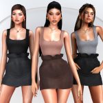Комплект для симочек Sleek Femme Set для Sims 4 Комплект для симочек Sleek Femme Set для Sims 4