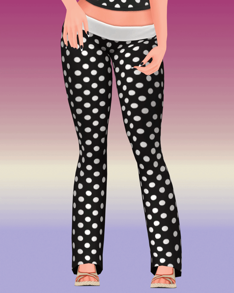 Комплект в горошек Dot Set для Sims 4
