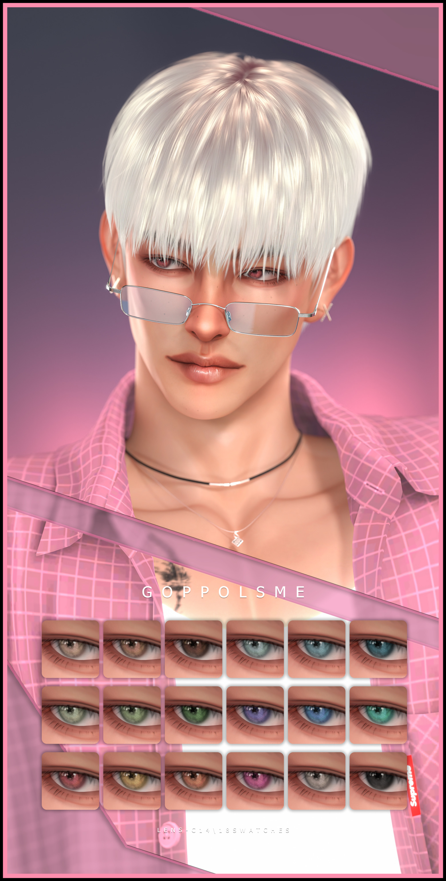 Контактные линзы CONTACT LENS C14 для Sims 4