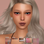 Косметика и ресницы 2026 March Makeup set для Sims 4