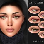 Макияж глаз и линзы Michelle для Sims 4