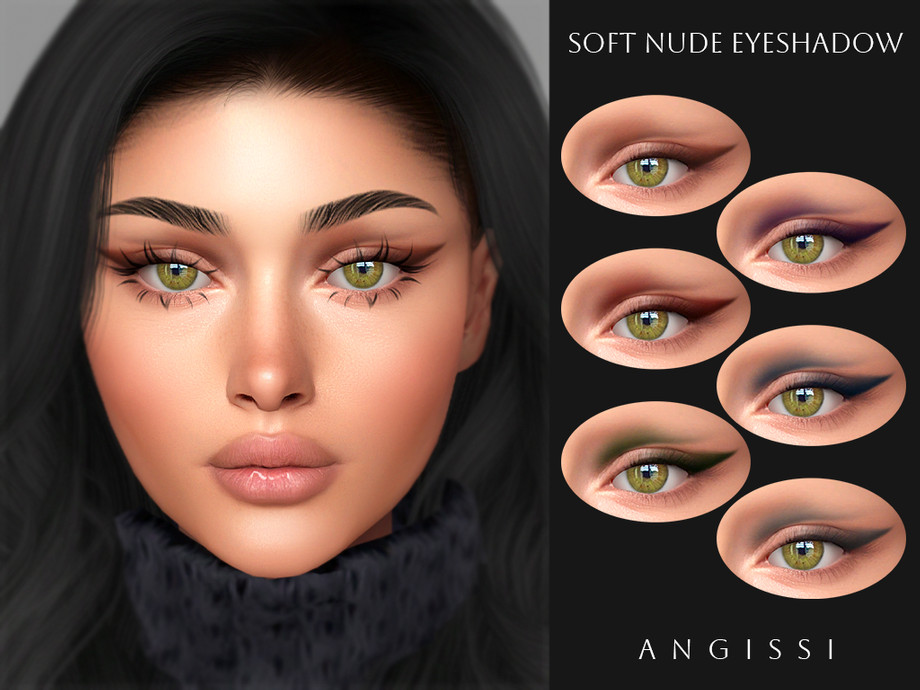 Макияж глаз и линзы Michelle для Sims 4