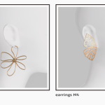 Набор серёг Earrings Set Pack для Sims 4
