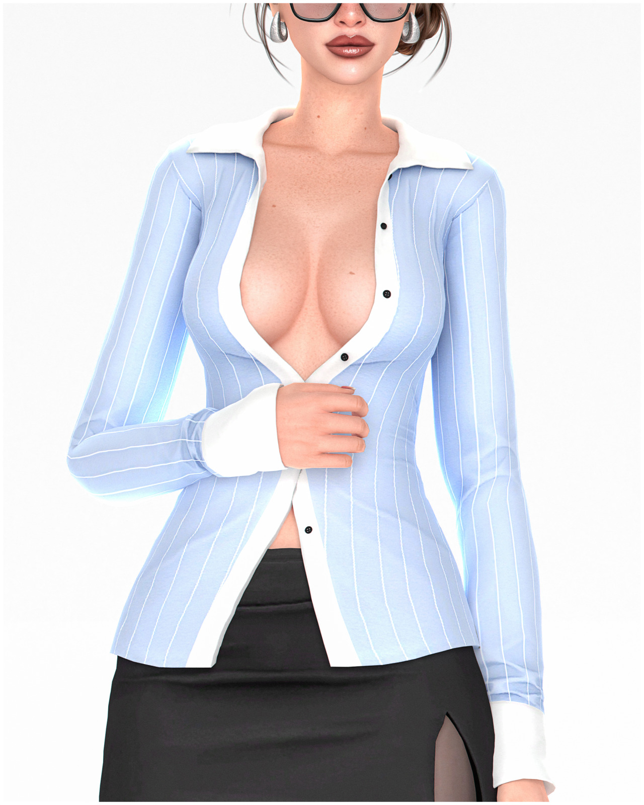 Офисный мини-сет для симочек Overtime siren для Sims 4