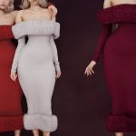Платье Frosted Siren Dress для Sims 4 Платье Frosted Siren Dress для Sims 4
