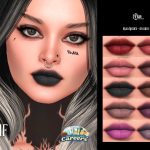 Помада IMF Ryan Lipstick — Careers Tattoo Artist для Sims 4