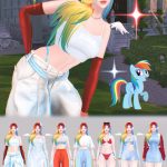 Сим Rainbow Dash ❤︎ My Little Pony для Sims 4