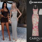 Комплект для отпуска Carolina для Sims 4