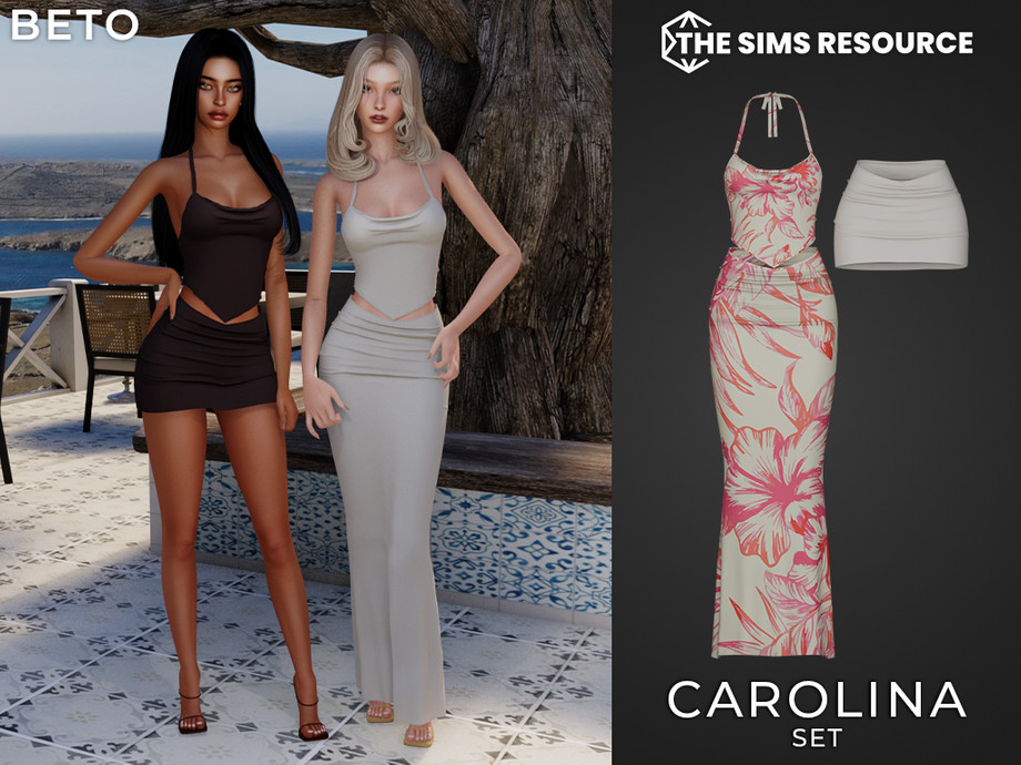 Комплект для отпуска Carolina для Sims 4