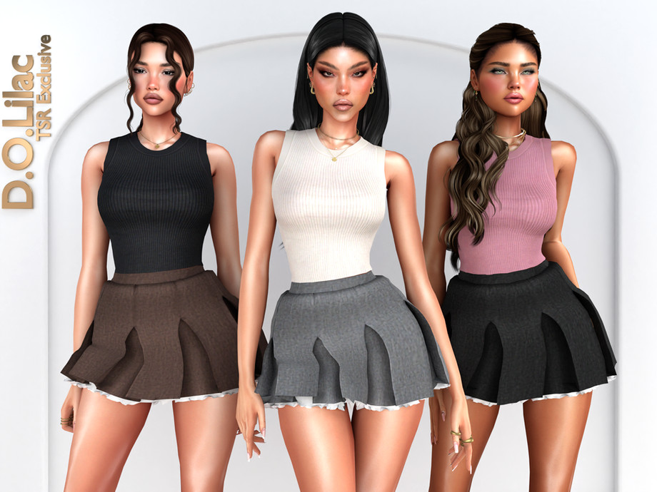 Комплект для симочек Modern Doll Set для Sims 4