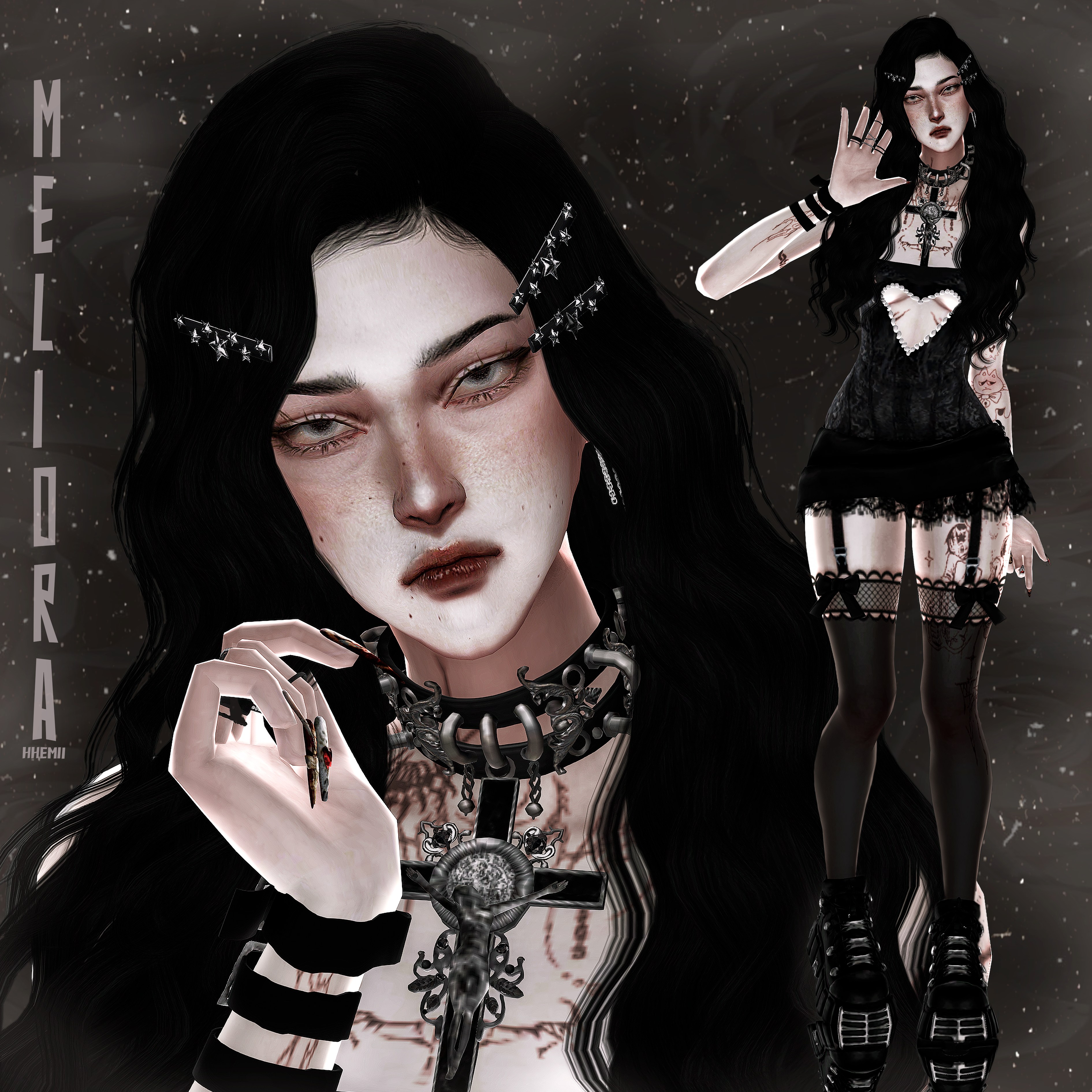 Мелиора Ламберт (полный гардероб) для Sims 4
