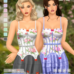 Милый сет для симочек Willow & Wine Set для Sims 4