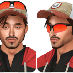 Очки для симов и симочек Polarized Sunglasses Set для Sims 4