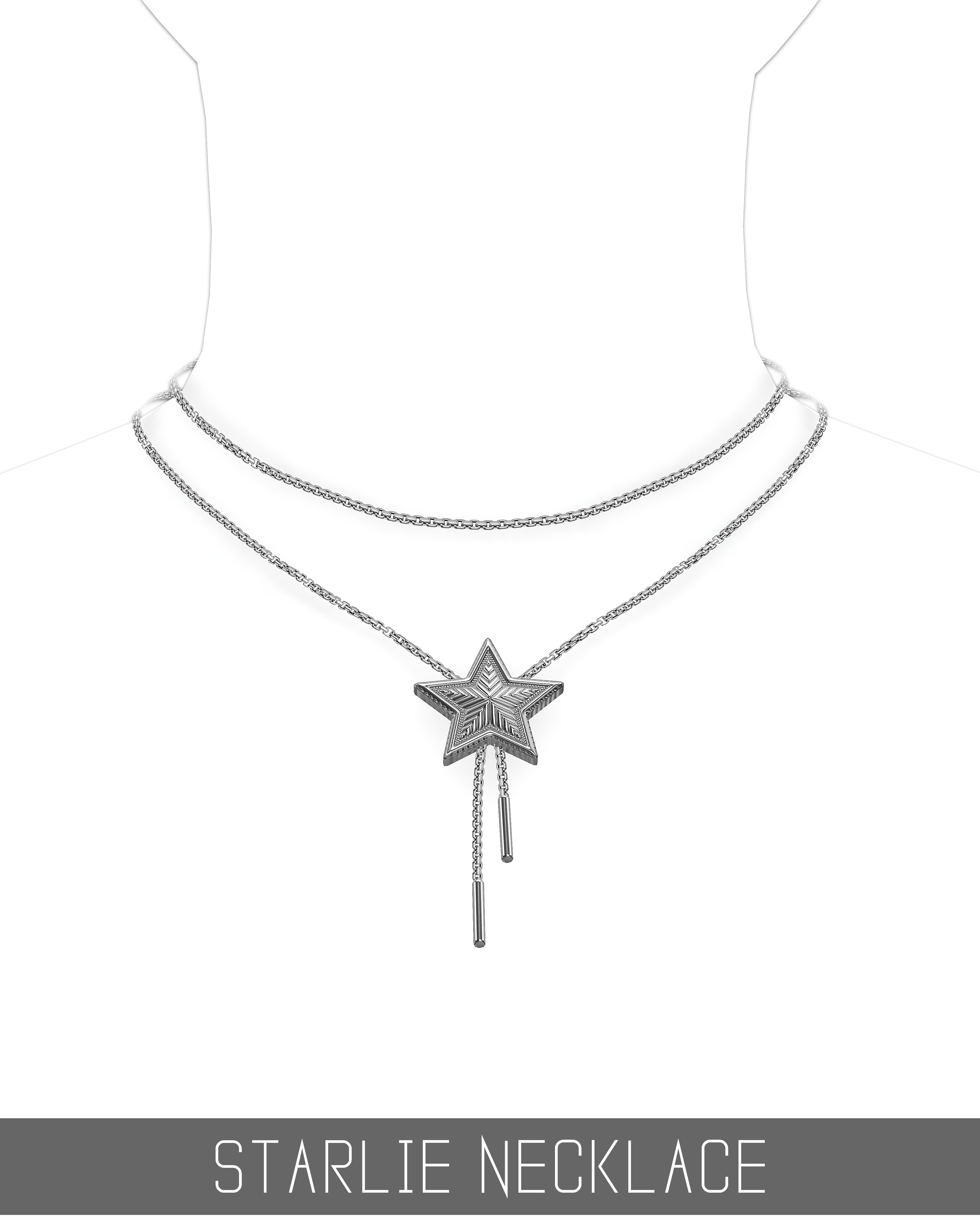 Ожерелье для симочек Starlie Necklace для Sims 4