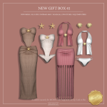 Пляжный сет New Gift Box 41 для Sims 4