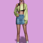 Повседневный сет для симочек Layered Casual Set для Sims 4