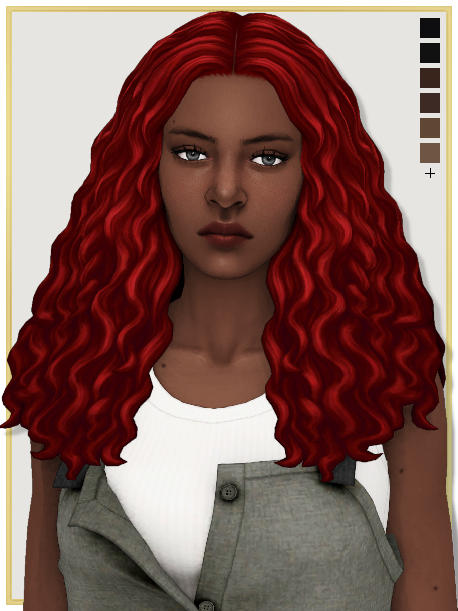 Женская причёска Madda для Sims 4
