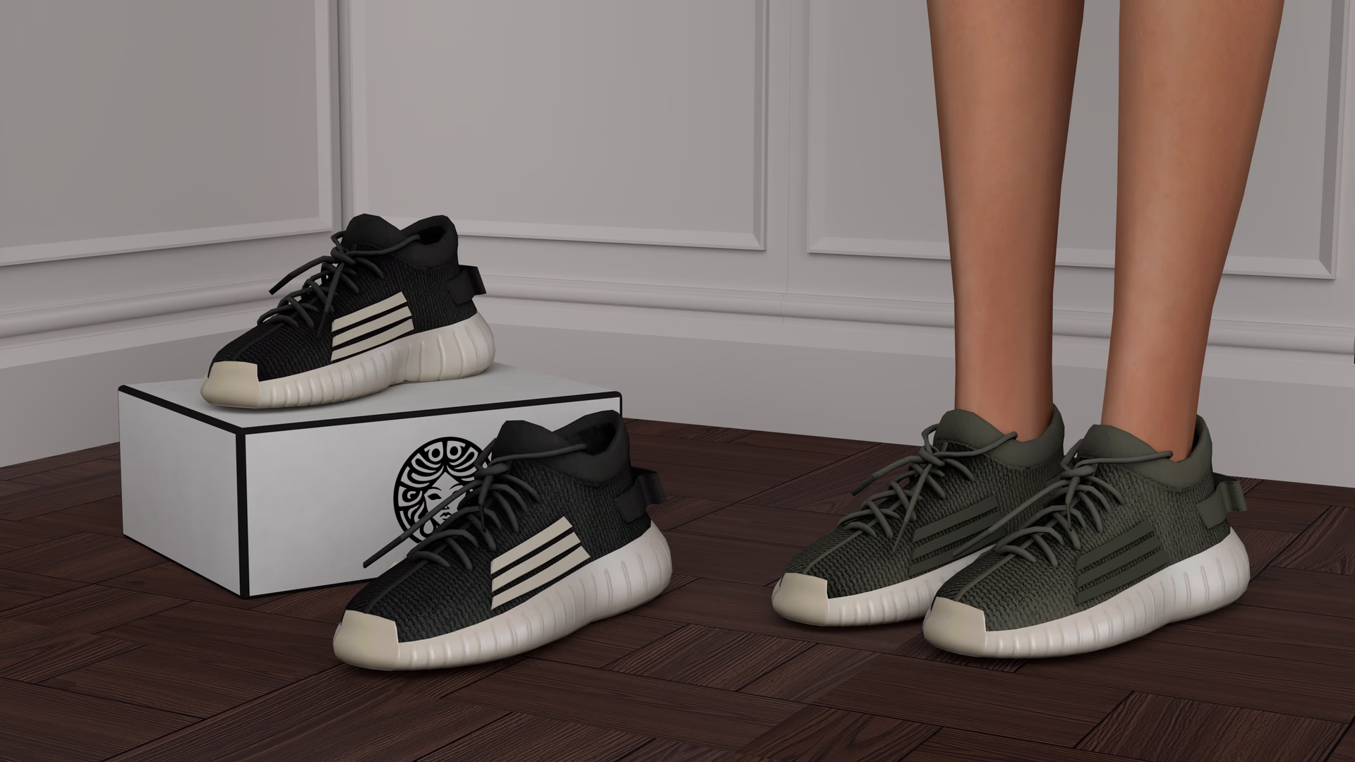 Женские кроссовки Azura Sneakers Female для Sims 4