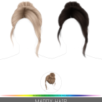 Прическа для женщин, девочек и малышек MADDY HAIR для Sims 4 Прическа для женщин, девочек и малышек MADDY HAIR для Sims 4