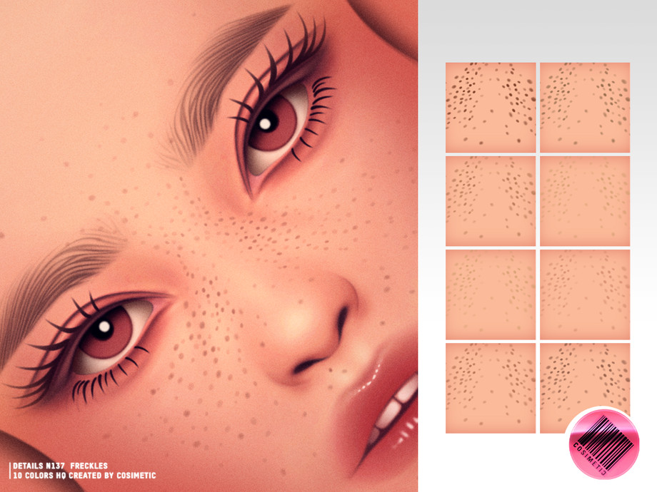 Веснушки для лица Constellation Freckles для Sims 4
