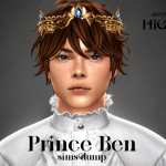 Prince Ben by HiGadina для Sims 4