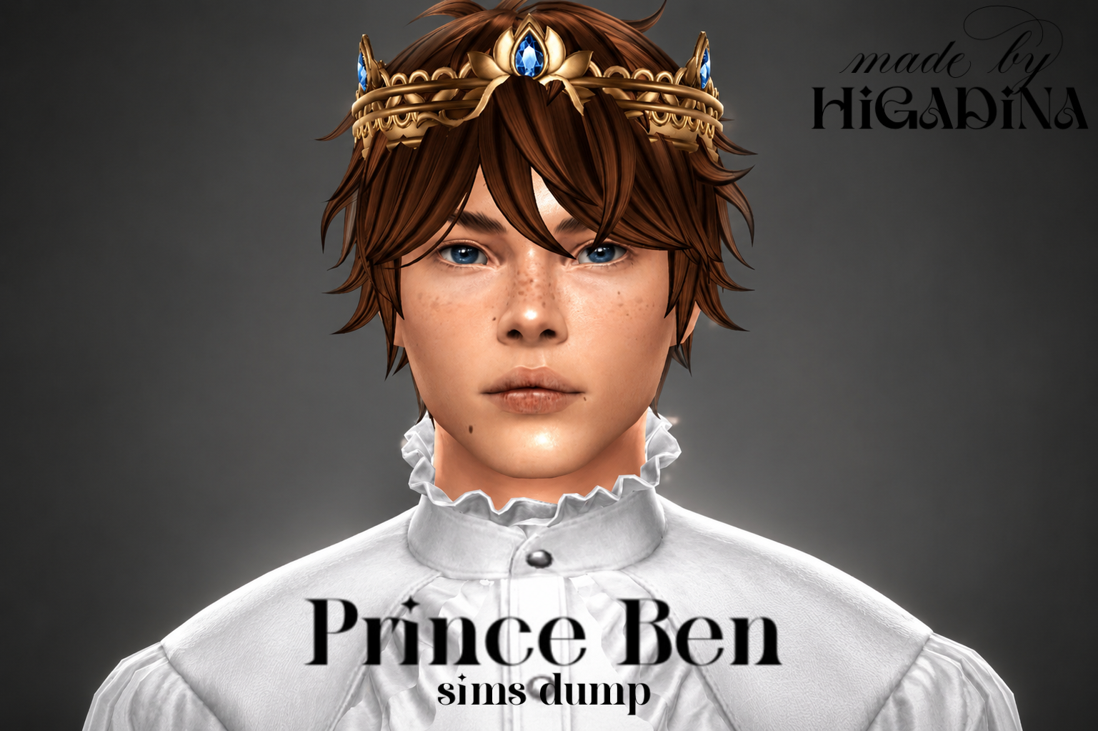 Prince Ben by HiGadina для Sims 4