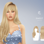 Женская прическа Sweet Hairstyle для Sims 4 Женская прическа Sweet Hairstyle для Sims 4