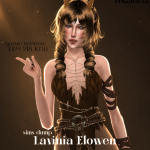 Lavinia Elowen by HiGadina для Sims 4