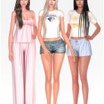 Сет для отпуска Ocean Breeze Set для Sims 4