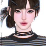 Чокер для симочек Rivet-Choker для Sims 4
