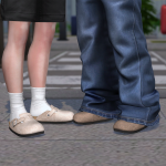 Биркенштоки с носками для симов am Birkenstock Boston для Sims 4