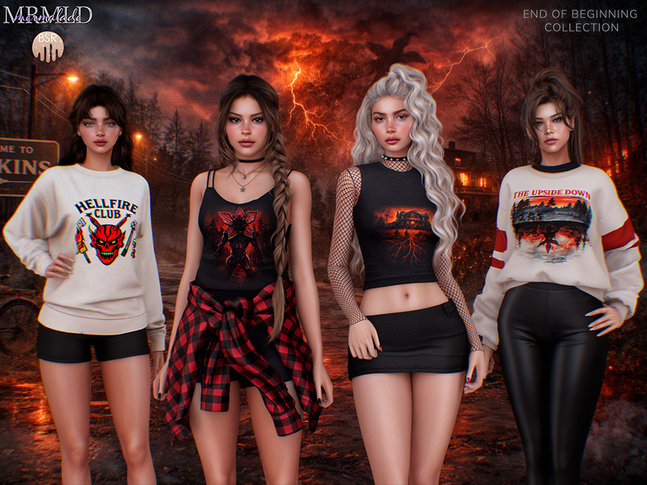 Очень странный сет. Часть 1 SET-End of Beginning P269 для Sims 4